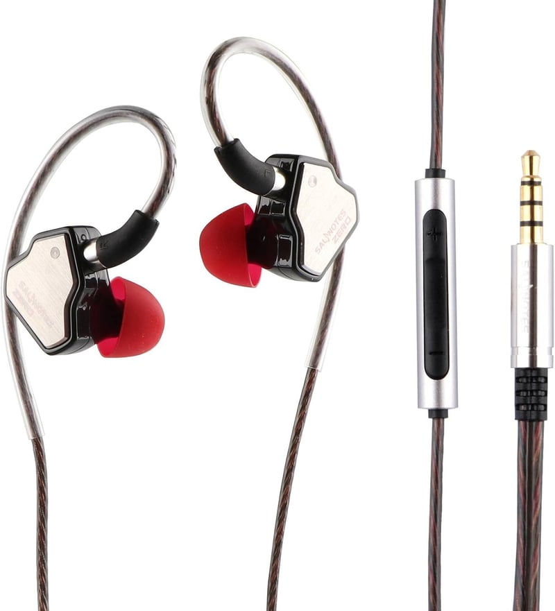 7Hz Salnotes Zero HiFi fülhallgató - 10 mm-es dinamikus meghajtó, fém membrán, fekete
