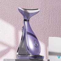 VRAIKO LILY Arcformáló és Nyakmasszírozó Készülék - Hőterápiás, LED, Vibráció, Lila 6