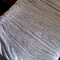 Pat ortopedic pentru câini Gzvxuny pentru rase mari, cu husă detașabilă și lavabilă, umplutură cu spumă tip ou, impermeabil, gri, mărimea XXL 120x74x10 cm 2
