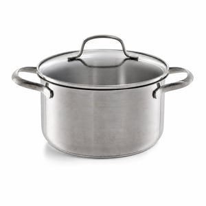 Fissler San Francisco lonac od nehrđajućeg čelika sa staklenim poklopcem, 20 cm, 3,3 L — vidljivi tragovi korištenja (stanje: vidi 2. sliku)