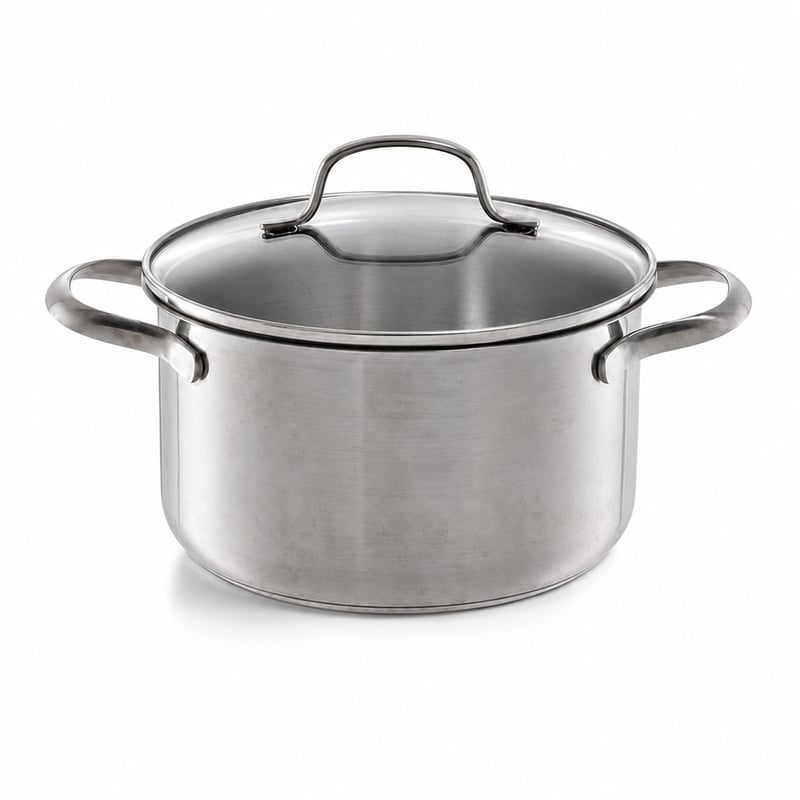 Fissler San Francisco lonac od nehrđajućeg čelika sa staklenim poklopcem, 20 cm, 3,3 L — vidljivi tragovi korištenja (stanje: vidi 2. sliku)
