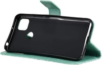 Xiaomi Redmi 9C Zöld Flip Tok - Vékony, Mágneses, Kártyatartós 4