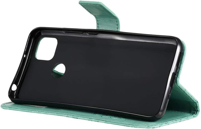 Xiaomi Redmi 9C Zöld Flip Tok - Vékony, Mágneses, Kártyatartós