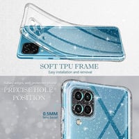 Samsung Galaxy A12 Átlátszó Tok + 2db Üvegfólia Szett 4