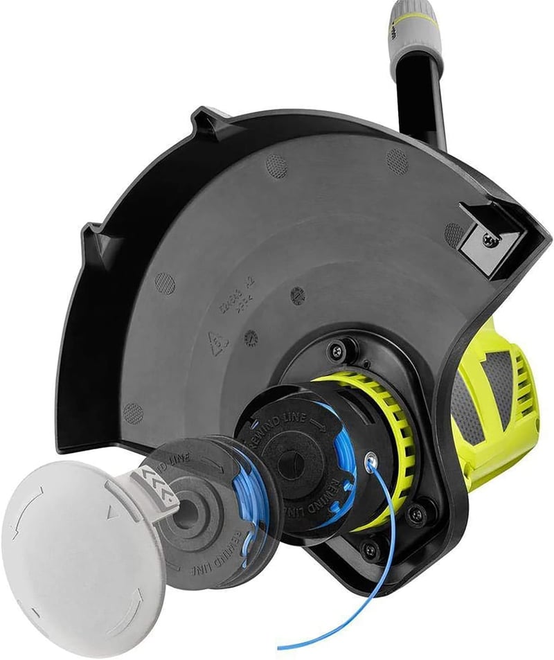 Yweller 10 db RAC124 pótdob szett Ryobi 18V ONE+ akkus és hibrid fűkaszákhoz, 1,65 mm átmérő, 3,3 m hossz, fedéllel - OLT1832, RLT1830Li kom