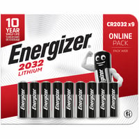 Energizer CR2032 Lítium Gombelem 3V - 9 db - AirTag, kulcstartó és orvosi eszközökhöz - 10 év eltarthatóság - Gyermekbiztos csomagolás 2