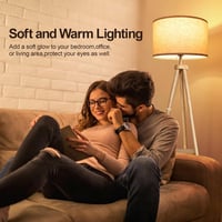 OUTON LED Állólámpa Fa Tripod Állvánnyal és Polccal - Távirányítós, 4 Színhőmérsékletű, Időzíthető, Bézs Lámpaernyős Világítás Nappaliba, Há 7