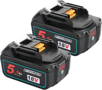 Makita 18V 5.5Ah akkumulátor - 2db BL1850B kompatibilis csereakku 1