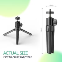 YOTON YT10 Mini Projektor Állvány - 360° Forgatható Gömbfejjel, Kamerához, Webkamerához - Könnyű Alumínium Tripod 3 Font Teherbírással 6