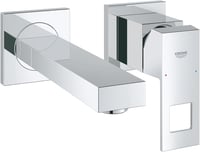 GROHE Eurocube Kétlyukú Mosdó Csaptelep - Króm Kivitel, Fali Szerelésű, 171 mm Kifolyóval, Fürdőszobai Használatra 1