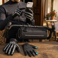 Pachet Libertate Moto: geantă ghidon + mănuși touchscreen + suport telefon 1