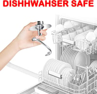 KitchenAid dagasztókar - rozsdamentes acél spirál tartozék 4.5/5QT robotgéphez, mosogatógépben mosható 3
