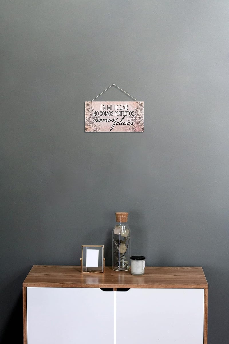 CARISPIBET Inspiráló Fali Dekoráció "Nem vagyunk tökéletesek" Felirattal - PVC