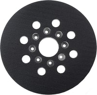 Poweka 125 mm Csiszolótányér Bosch GEX 125-1 AE, PEX 220 A, PEX 220 AE és Skil 7402/7490 Modellekhez - 8 Lyukú Porelszívós Csiszolótalp 1