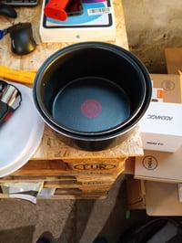 Set de vase Tefal Ingenio Easy On L1599702, 17 piese, înveliș antiaderent, bază difuzoare, mâner detașabil, negru, utilizat 3