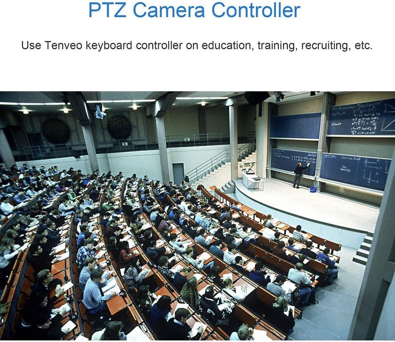 Tenveo KZ1 PTZ Kamera Vezérlő Joystickkel - VISCA és PELCO Kompatibilis
