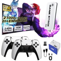 NOBES 2025 Retro Játékkonzol – 22.000+ Klasszikus Játék, 2 Vezeték Nélküli Kontrollerrel, HDMI Plug & Play, Ultra Pro 1