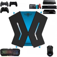 SPIRIT OF GAMER CrossGame 1 Billentyűzet-Egér Adapter PS4/PS3/Switch/Xbox Konzolokhoz - Kék USB Konverter FPS Játékokhoz 3