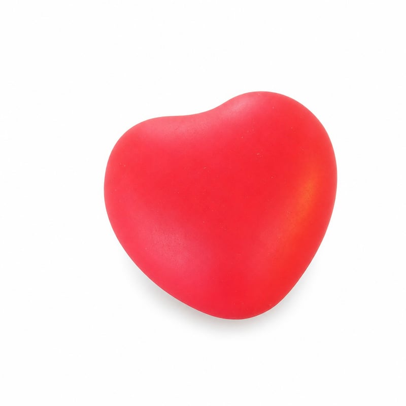 TRENDHAUS 967930 XXL antistresové srdce Squishy loptička červená 15x13,5x8 cm — bez priehľadnej škatule (stav: pozri 2. obrázok)