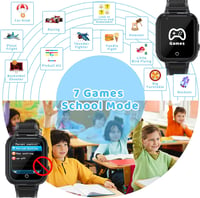 Gyerek 4G GPS okosóra videohívással, játékokkal - vízálló, SOS funkcióval 3