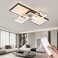 OTREN LED Mennyezeti Lámpa 65 cm, Fényerőszabályozható, Memória Funkcióval és Távirányítóval - Nappali, Étkező, Konyha, Iroda Világítás 52W 8
