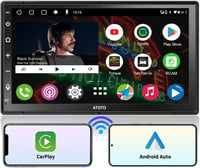 ATOTO A6PF 2DIN 7" QLED Android autórádió – 2GB+32GB, DAB+, Vezeték nélküli CarPlay és Android Auto, GPS, Wi-Fi, Bluetooth 1