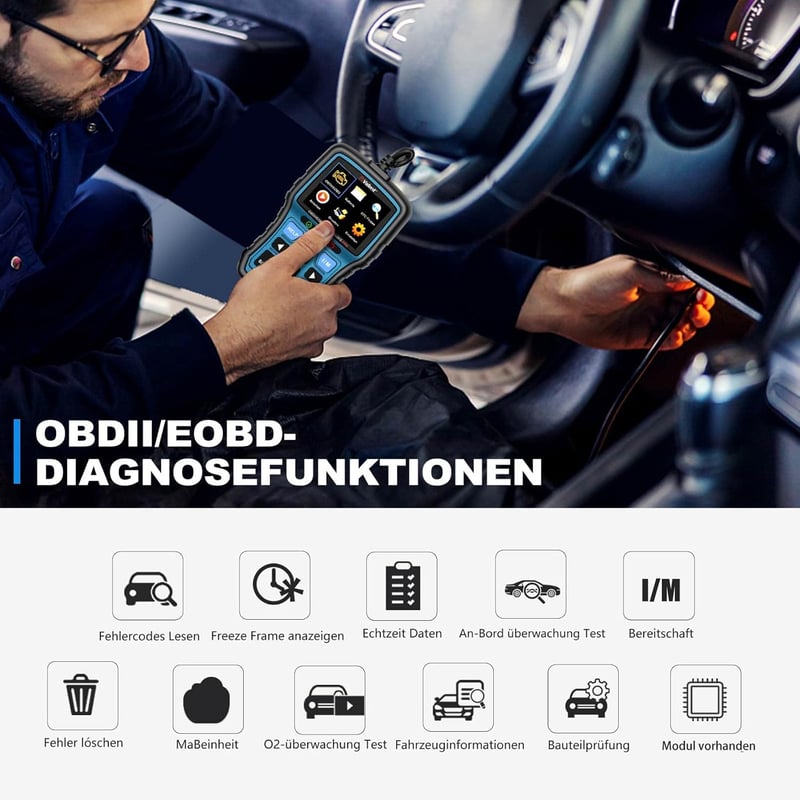 VIDENT iEasy310Pro OBD2 Autódiagnosztikai Készülék - Profi Hibakódolvasó Élő Adatokkal