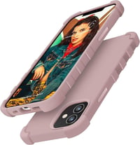 iPhone 12 Mini Matt Rózsaszín Ütésálló Szilikon Védőtok 1