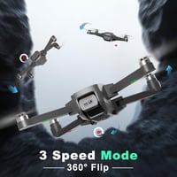 TTROARDS Összecsukható Drón 1080P HD Kamerával - Kefementes Motor, 40 KM/H Sebesség, FPV Élő Közvetítés, Gesztus Vezérlés, Kezdőknek és Hala 4