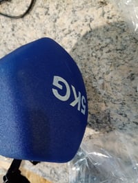 Amazon Basics Neoprén Súlyzó Pár 5 kg x 2 db Kék Edzőtermi Kézi Súly Készlet — kopott szél, feljött bőr (állapot: lásd a 2. képet) 3