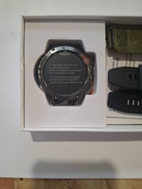 MEGALITH Smartwatch férfi okosóra LED zseblámpával, IP68 vízálló, lépésszámláló, Android — Töltőkábel hiányzik (állapot: lásd a 2. képet) 3