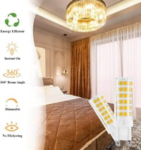 DiCUNO G9 LED izzó, 6db, 450lm, meleg fehér, energiatakarékos 5