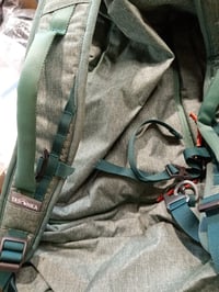 Cestovná taška Tatonka Duffle Bag 65L, skladacia, možnosť nosenia ako batoh, uzamykateľná, 65 l – roztrhnutý predný popruh (stav: pozri 2. obrázok) 2