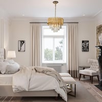 FRIXCHUR Arany Kristály Csillár - Modern 3-Szintes Mennyezeti Lámpa, 40 cm LED Függőlámpa Esőcsepp Dizájnnal, Nappali és Étkező Világítás, E 3