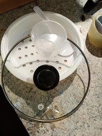 Aparat de gătit orez Russell Hobbs 19750-56 Cook@Home cu capacitate de 1,8 L, funcție de menținere la cald, gătire la abur, design din oțel inoxidabil și negru, 700 W 2