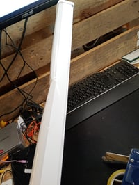 Lampă de tavan cu LED LEZOE cu senzor de mișcare IP66 120 cm 30W 4200 lumeni pentru baie — fără capac (stare: vezi a 2-a imagine) 3