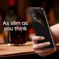 Xiaomi Redmi Note 11 Elegáns Fekete-Arany Védőtok 7