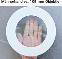 Beyamz LED Nagyítós Lámpa 5x Nagyítással, 125mm Átmérőjű Lencsével, 1100 Lumen, Szabályozható Fényerő, Munkahelyi és Kozmetikai Használatra, 6