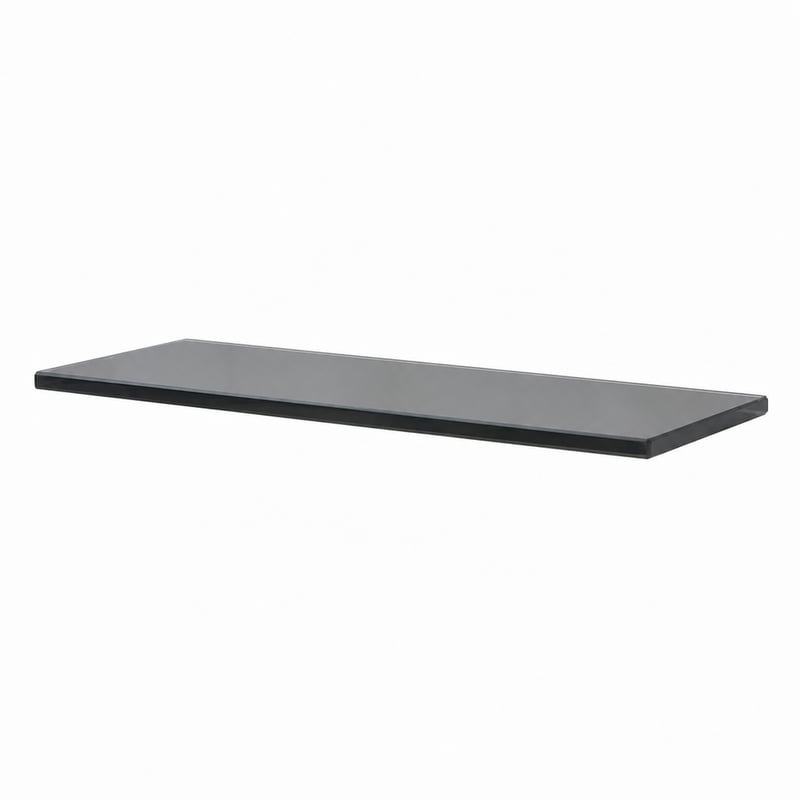 vidaXL plávajúca sklenená polica - 30x20 cm, 8 mm — chýba vrchná časť úchytky (stav: pozri 2. obrázok)