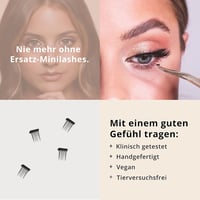 FLORYLASH® Minilashes - 8 db Kicsi Mágneses Pótszempilla 2-3 Mágnessel, Eyeliner Nélkül 2