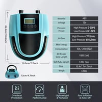 Elektromos SUP pumpa 20PSI - LCD kijelzős, kétfokozatú, hordozható felfújó paddleboardhoz, csónakhoz 4
