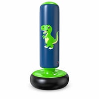 Sac de box gonflabil QPAU pentru copii cu vârsta între 3 și 8 ani - Sac de antrenament vertical pentru karate, taekwondo, MMA — fără mănuși de box (stare: vezi a 2-a imagine) 1