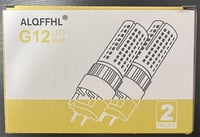 G12 LED izzó 16W, 150W halogén ekvivalens, meleg fehér, 2 darabos csomag 9