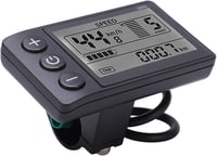 Yosoo S866 LCD kijelző e-kerékpárhoz - 24/36/48V, vízálló, USB-s, fekete 3