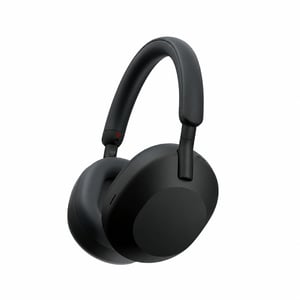 Sony WH-1000XM5 bežične slušalice s tehnologijom uklanjanja buke i tvrdom torbicom, crne, Bluetooth — Kabel za punjenje nedostaje (stanje: vidi 2. sliku)