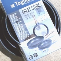 Set 3 tigăi Tognana Great Stone 20/24/28 cm negru — Marginile celor două tigăi mai mari sunt ușor îndoite (stare: vezi a 2-a poză) 3