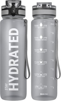 Sahara Sailor 1L BPA-mentes sportkulacs, szivárgásmentes, kerékpározáshoz, kempingezéshez 1