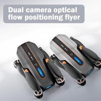 With 8K HD Drón Kettős Kamerával - Optikai Pozícionálás, 2.4GHz Quadcopter, Kefenélküli Motor, Akadályérzékelés, APP Vezérlés, 360° Forgatás 3