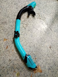 Snorkel uscat Solava pentru adulți – fără mască de scufundări (incomplet, fără ochelari), turcoaz — fără mască de scufundări (stare: vezi a 2-a imagine) 2