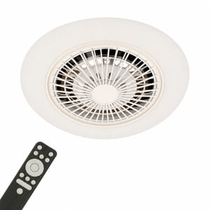 BRILONER stropni ventilator sa svjetiljkom, RGB — neispravan, djelomično radi: daljinski upravljač ne radi ispravno (stanje: vidi 2. sliku)